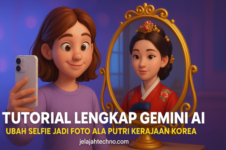 Ubah selfie biasa menjadi potret putri kerajaan Korea. Ikuti langkah mudah, pilih prompt, dan hasilkan gambar berkelas istana Joseon.