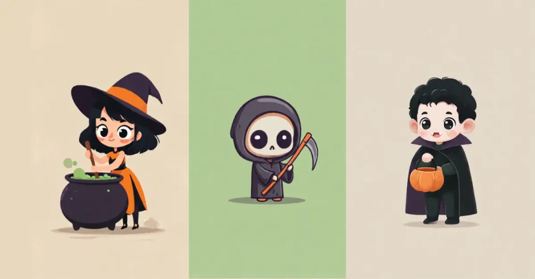 Ingin desain karakter Halloween lucu? Coba Meta AI! Panduan lengkap ini mengajarkan cara membuat karakter chibi imut untuk stiker,