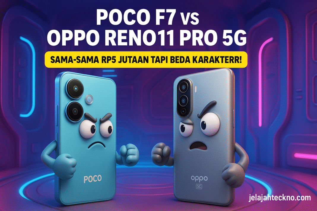 Poco unggul di performa dan daya tahan, Oppo unggul di kamera dan desain. Simak perbandingan lengkap Poco F7 vs Oppo Reno11 Pro 5G versi 2025.