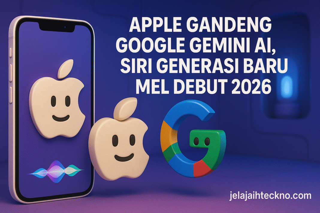 Apple Gandeng Google Gemini AI, Siri Generasi Baru Mel debut 2026