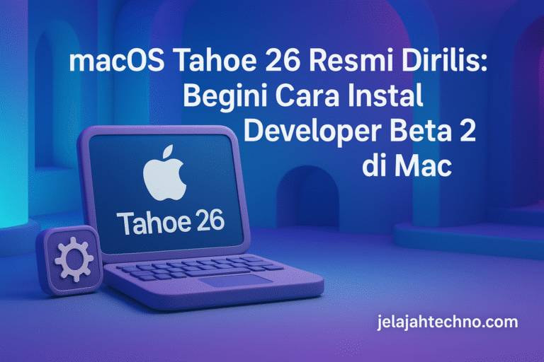 macOS Tahoe 26 hadir dengan desain baru, fitur canggih. Simak panduan instal Developer Beta 2, syarat perangkat, serta risiko sebelum upgrade