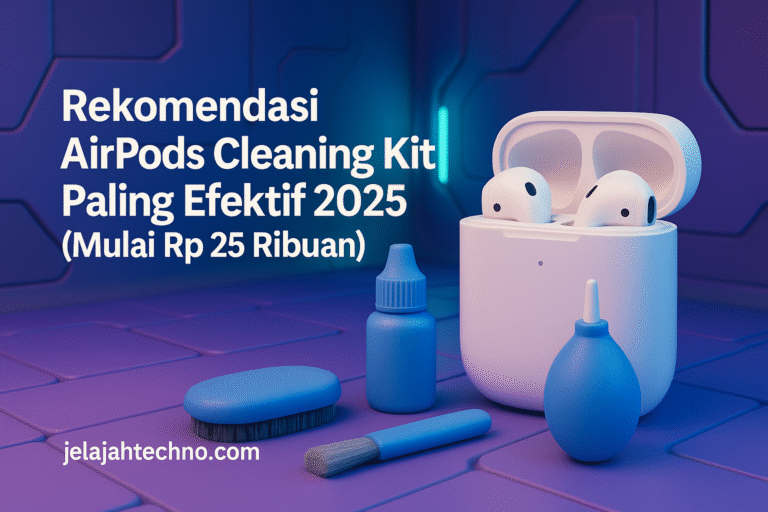 Butuh alat pembersih AirPods? Temukan 6 cleaning kit terbaik dengan harga terjangkau, aman untuk mesh speaker, dan cocok semua model AirPods.