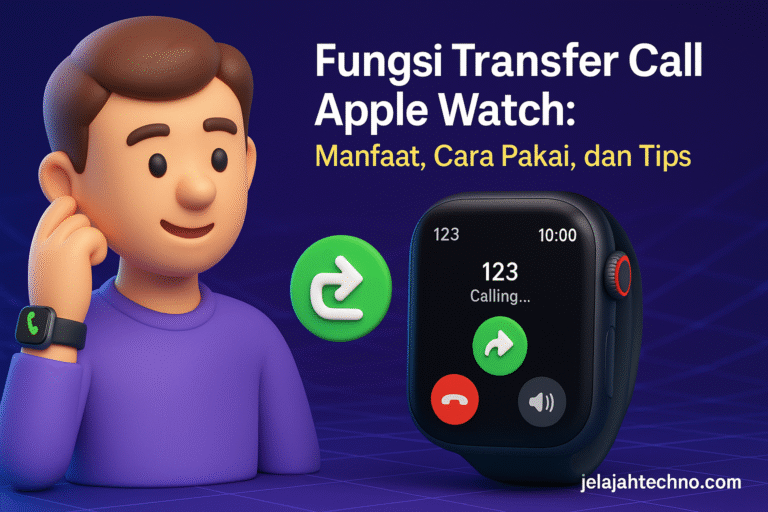 Ketahui manfaat besar fitur transfer panggilan Apple Watch dan cara menggunakannya agar komunikasi makin fleksibel.