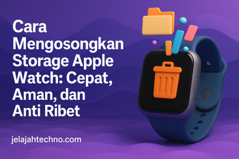 Panduan lengkap cara membersihkan memori Apple Watch yang penuh. Mulai dari hapus aplikasi, foto, musik, hingga data tersembunyi.