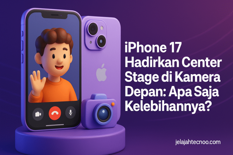 Apple membawa fitur Center Stage ke kamera depan iPhone 17. Pelajari cara kerjanya, peningkatan selfie, dan keunggulannya.