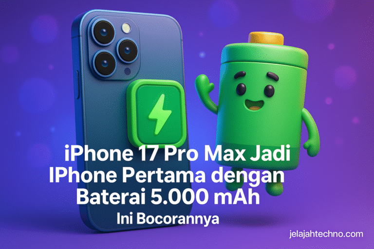 Kapasitas baterai iPhone 17 Pro Max dikabarkan menembus 5.088 mAh. Temukan rincian bocorannya dan peningkatan pada seluruh model iPhone 17.