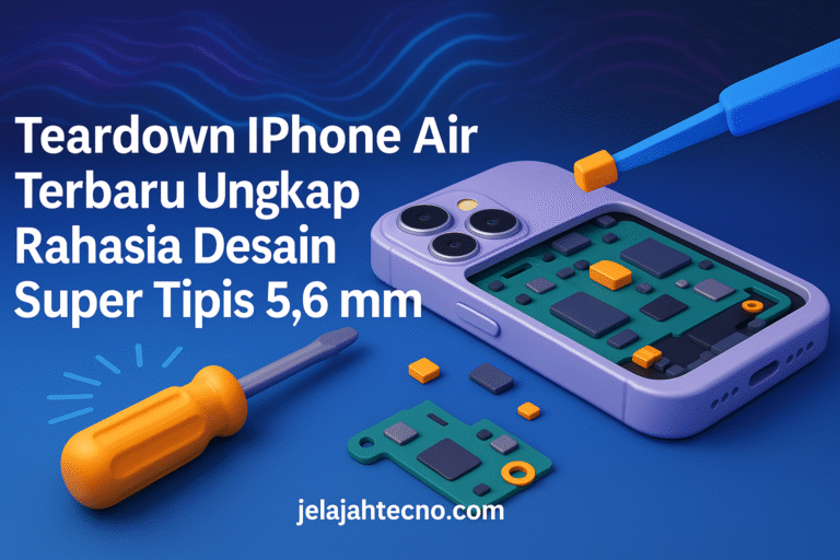 Hasil teardown iPhone Air bocorkan teknik Apple membuat iPhone tertipis: kamera plateau, baterai swappable, hingga frame titanium.