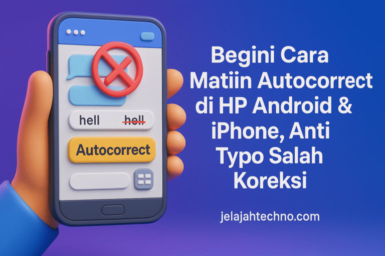 Cara menonaktifkan autocorrect di semua HP Android dan iPhone. Berfungsi untuk Samsung, Xiaomi, OPPO, vivo, realme, hingga iOS.