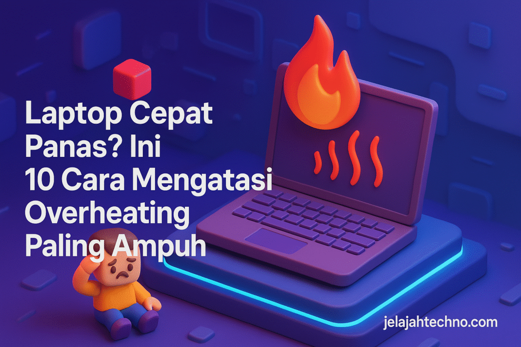 Laptop cepat panas? Simak 10 cara mengatasi overheating untuk menjaga performa tetap stabil dan komponen tetap awet.