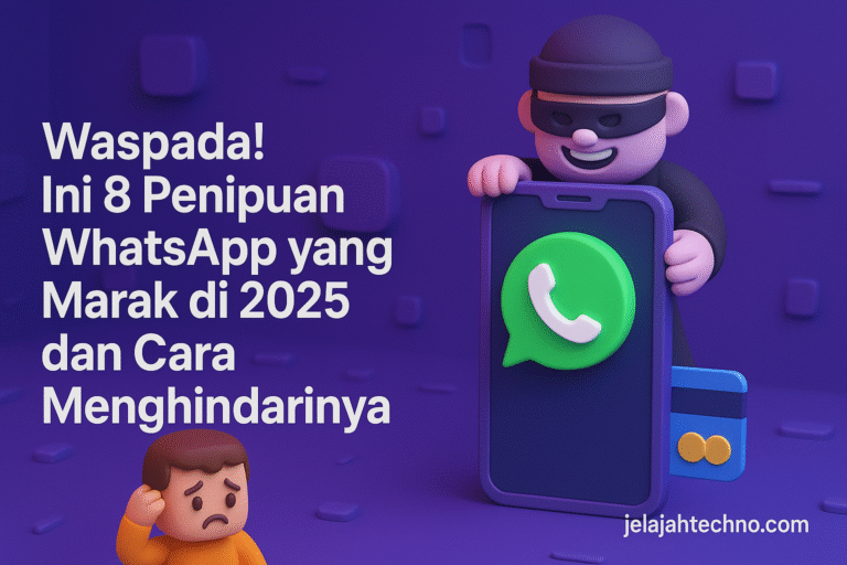 Waspadalah! Ini 8 penipuan WhatsApp 2025 yang banyak memakan korban, mulai dari OTP hingga undian palsu...