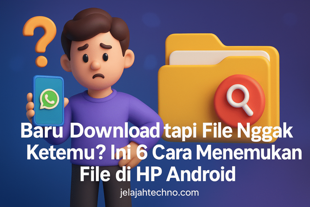 File hasil download hilang di HP Android? Tenang, begini 6 cara mudah menemukan file yang baru diunduh dari browser atau aplikasi tanpa ribet.