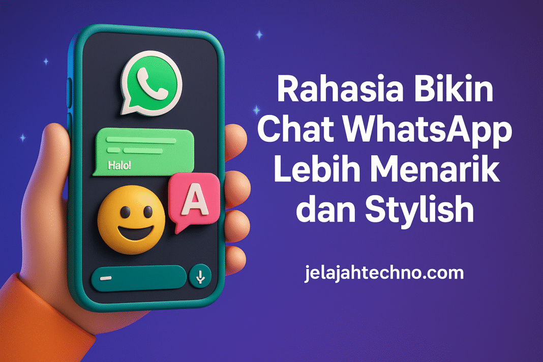 WhatsApp kini bisa tampil keren! Buat pesan WhatsApp lebih ekspresif dan unik dengan teks stylish. Coba cara mudah ini tanpa ribet!