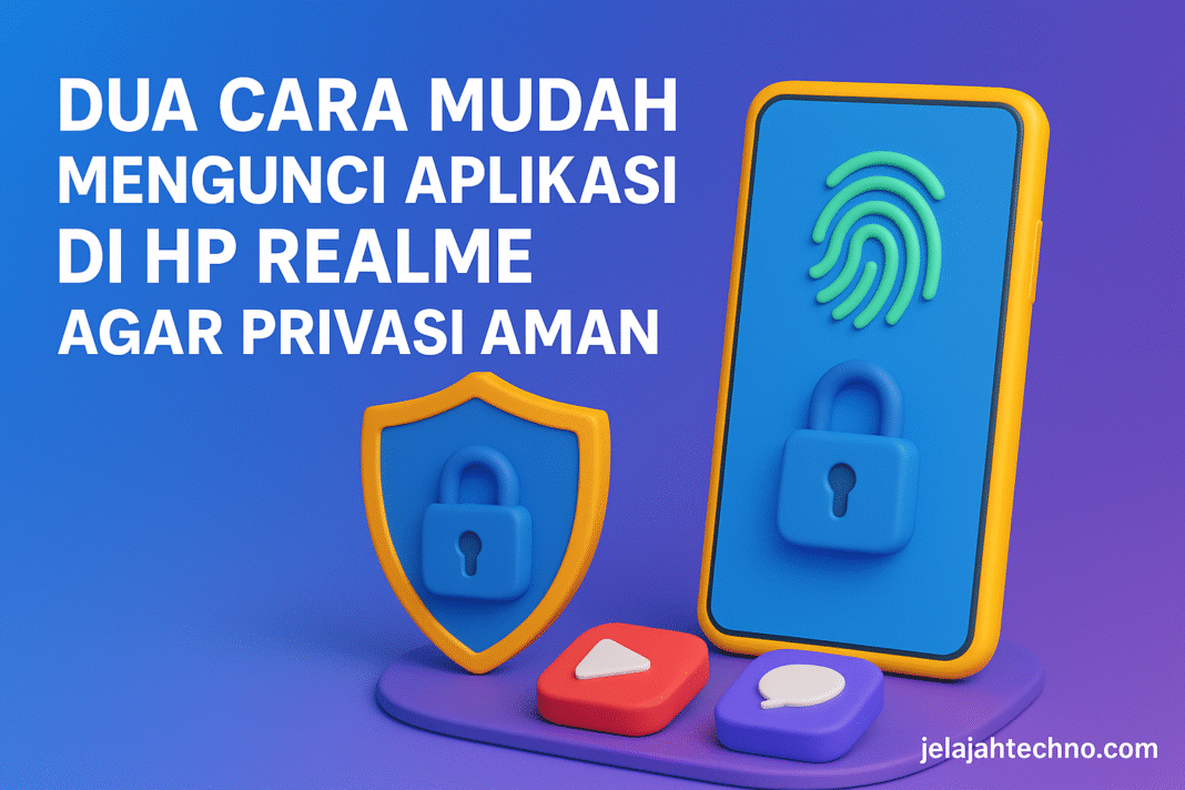 Dua Cara Mudah Mengunci Aplikasi di HP Realme agar Privasi Aman