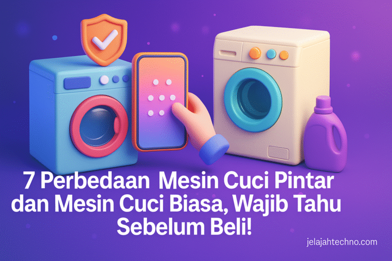 Jangan asal beli mesin cuci! Kenali dulu 7 perbedaan utama antara mesin cuci pintar dan biasa agar tidak salah pilih.