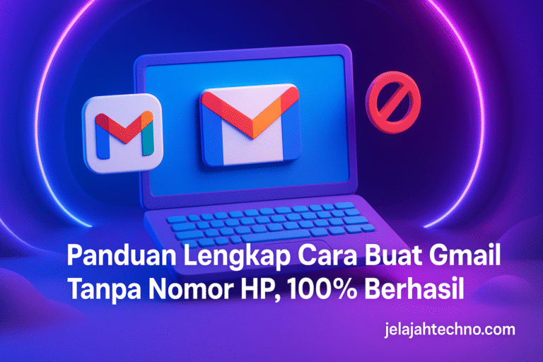 Pelajari cara membuat Gmail tanpa nomor HP dengan metode resmi dari Google. Aman, mudah, dan bisa dilakukan di semua perangkat.