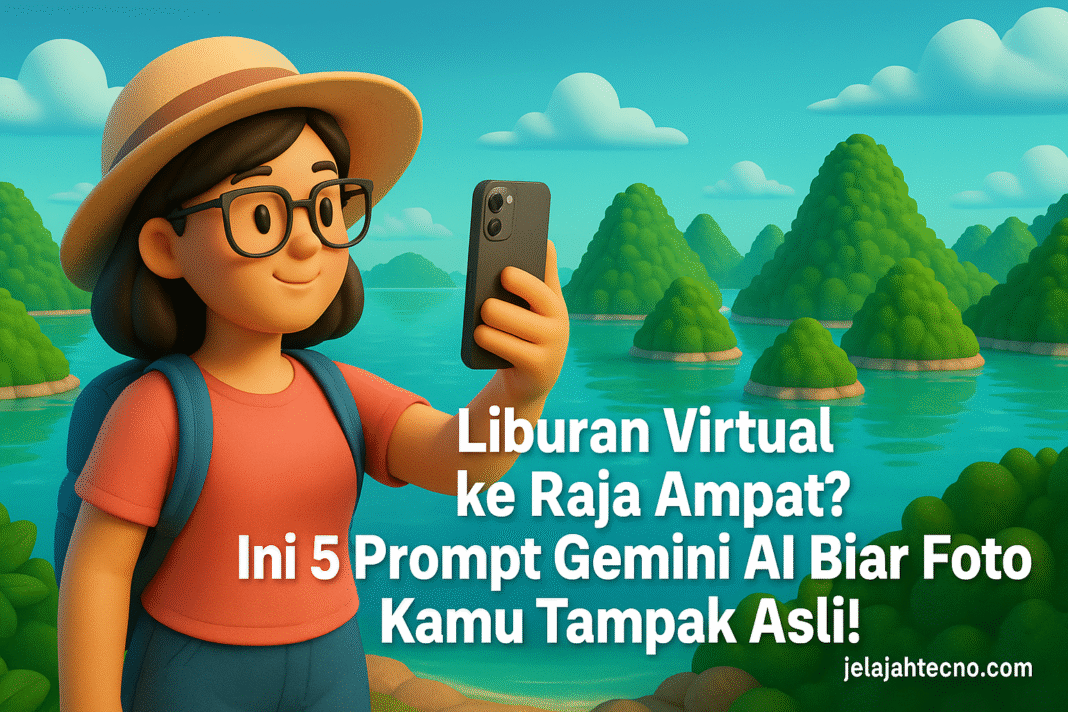 Gemini AI bisa bikin foto liburanmu tampak nyata di Raja Ampat. Simak 5 prompt terbaik yang viral di media sosial untuk hasil foto realistis.