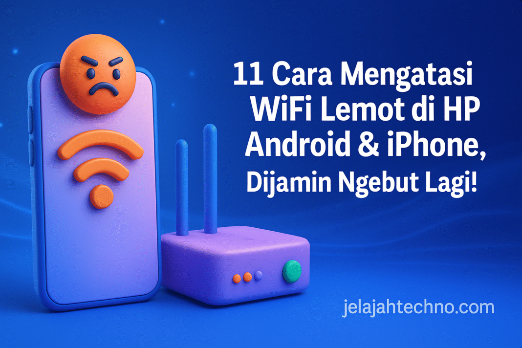 11 Cara Mengatasi WiFi Lemot di HP Android & iPhone, Dijamin Ngebut Lagi!