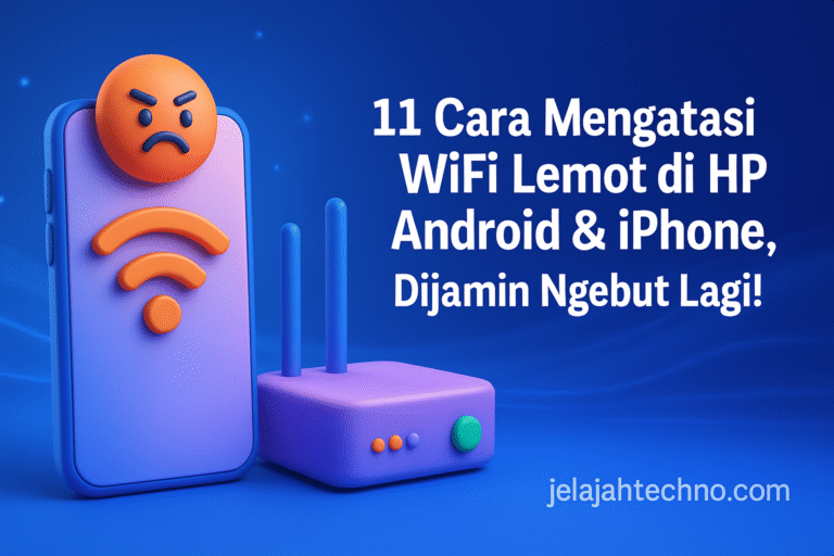 WiFi lemot di HP bikin kesal? Simak 11 cara mudah mengatasinya agar koneksi internet kembali cepat dan stabil di Android maupun iPhone.
