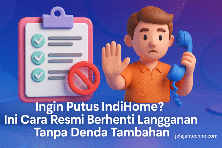 Mau putus IndiHome? Ini langkah resmi berhenti langganan tanpa biaya tambahan dan cara mengembalikan modem serta STB dengan benar.
