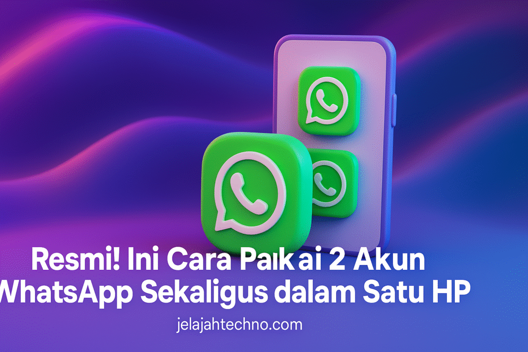 Resmi! Ini Cara Pakai 2 Akun WhatsApp Sekaligus dalam Satu HP