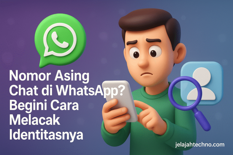 Nomor asing menghubungi lewat WA? Berikut cara cek identitas pemilik nomor tanpa aplikasi berbahaya dan tetap aman.