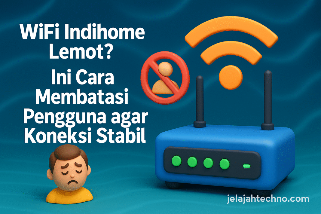 WiFi Indihome Lemot? Ini Cara Membatasi Pengguna agar Koneksi Stabil