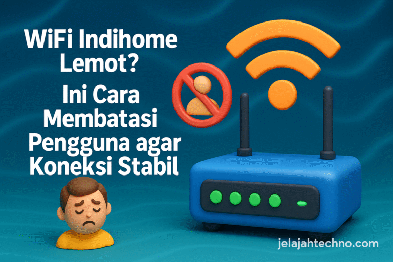 WiFi Indihome lemot karena terlalu banyak perangkat? Ini cara mudah membatasi pengguna di semua jenis router.