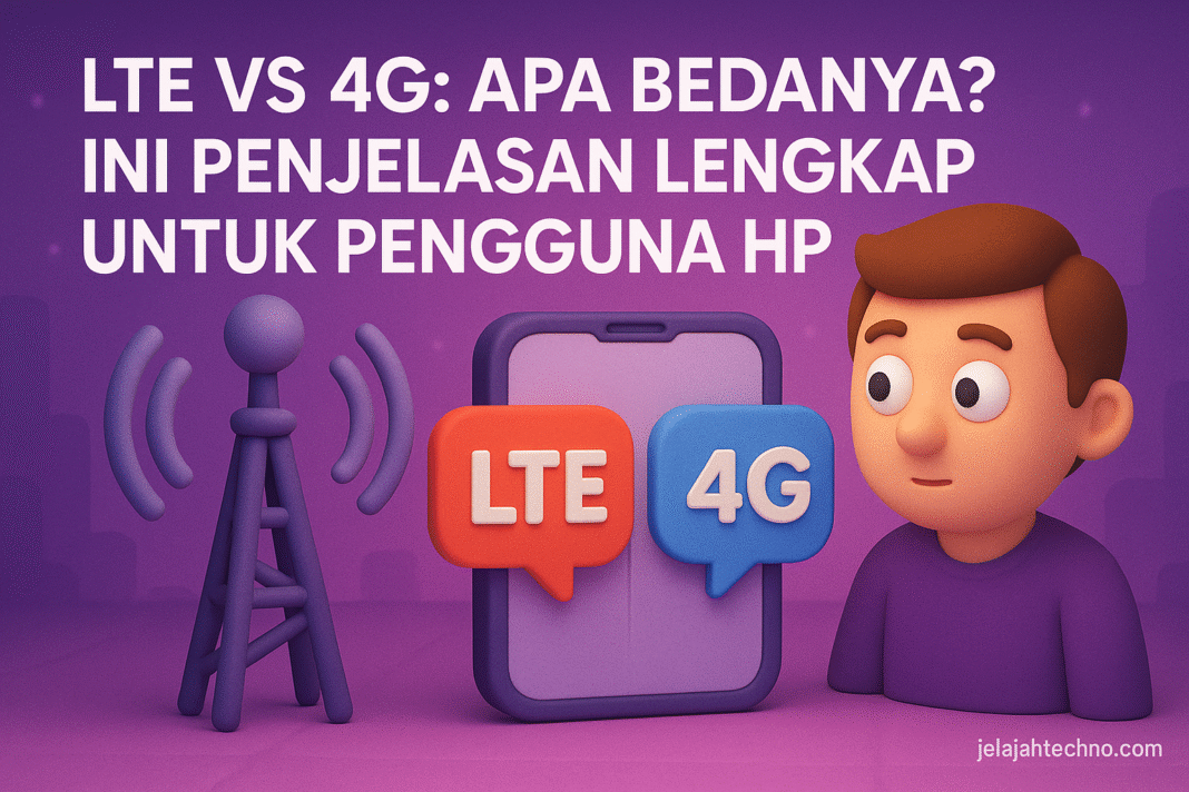Kenali perbedaan LTE dan 4G dari kecepatan, latensi, teknologi dan kapasitas jaringan. Cocok untuk pengguna yang ingin koneksi lebih cepat.