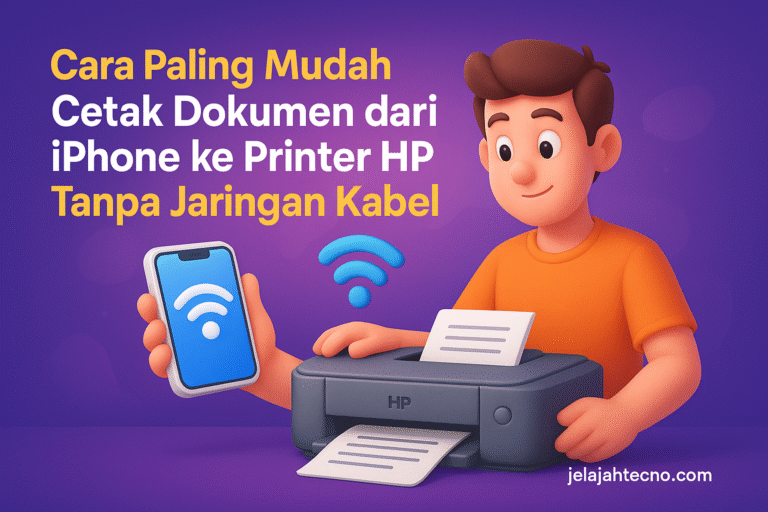 Ingin mencetak dari iPhone tanpa kabel? Ikuti panduan lengkap AirPrint dan Wi-Fi Direct untuk printer HP. Simpel, dan cepat.