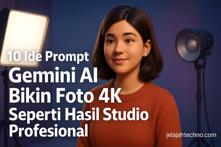 10 Ide Prompt Gemini AI Bikin Foto 4K Seperti Hasil Studio Profesional