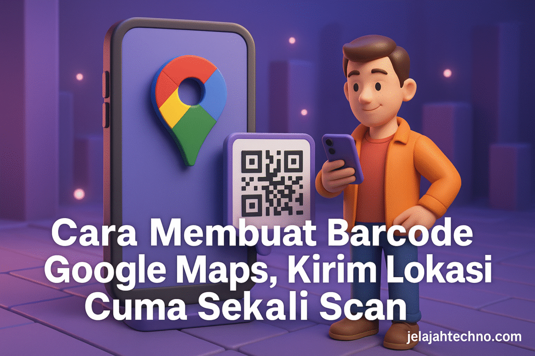 Berbagi lokasi kini makin mudah! Yuk, pelajari cara membuat barcode Google Maps agar bisa langsung buka alamat cukup dengan satu kali scan.