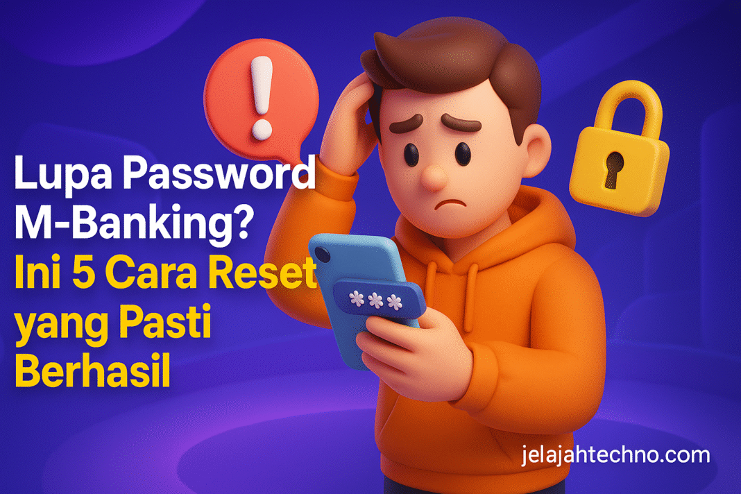 Jangan panik saat lupa password M-Banking. Coba 5 langkah reset dari aplikasi, internet banking, hingga call center bank resmi.