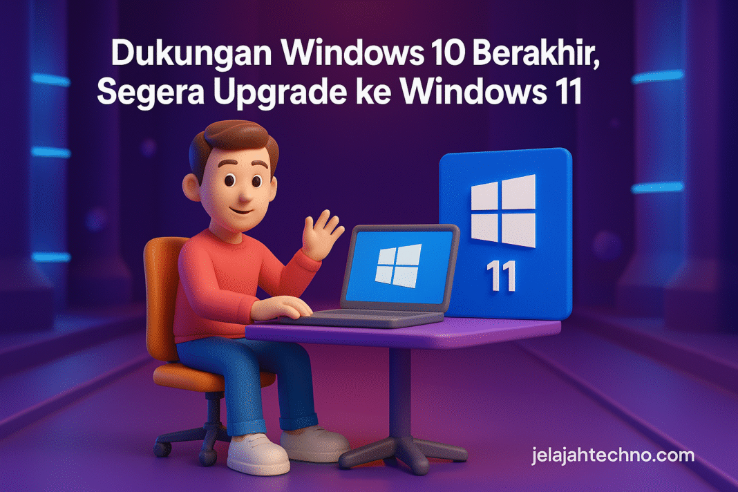 Windows 10 resmi berakhir! Simak panduan lengkap upgrade ke Windows 11 agar tetap aman, cepat, dan bebas kehilangan data.