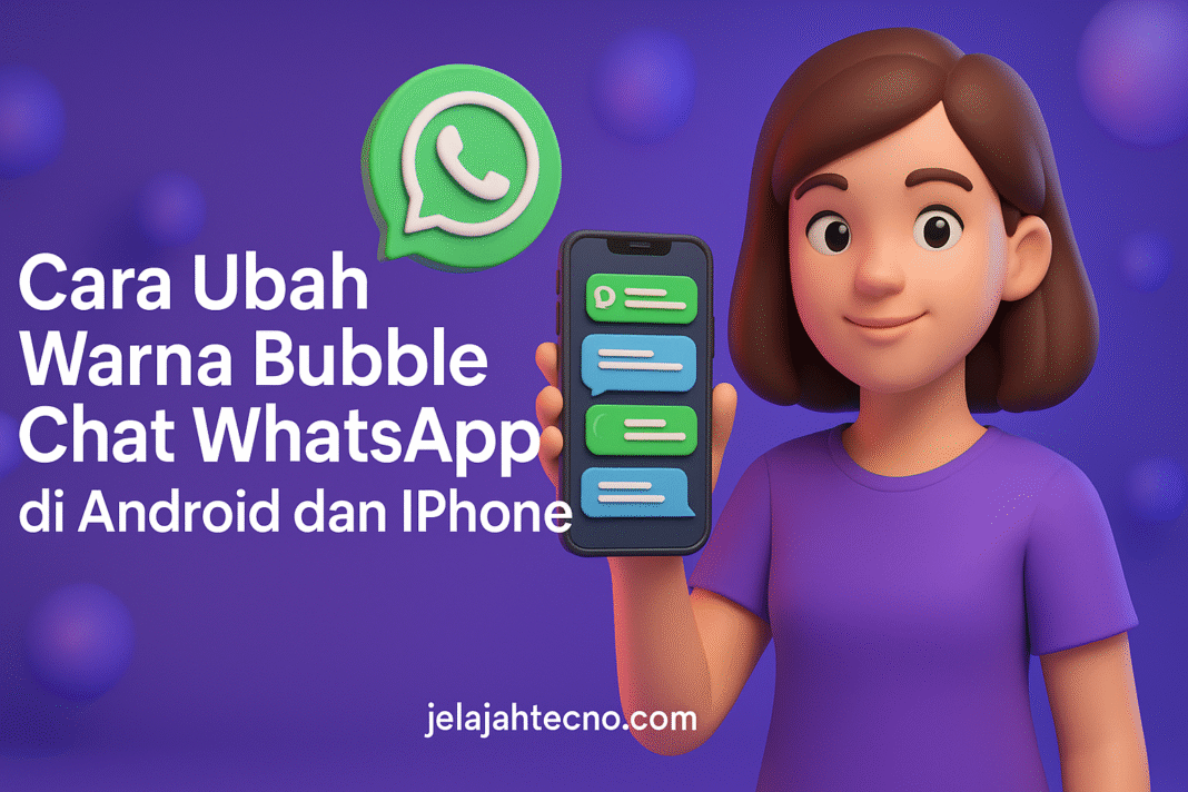 Cara Ubah Warna Bubble Chat WhatsApp di Android dan iPhone