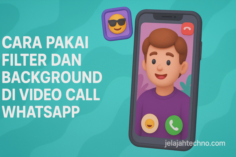 Kini video call WhatsApp makin seru! Begini cara pakai filter dan background biar tampil keren dan percaya diri tanpa aplikasi tambahan.