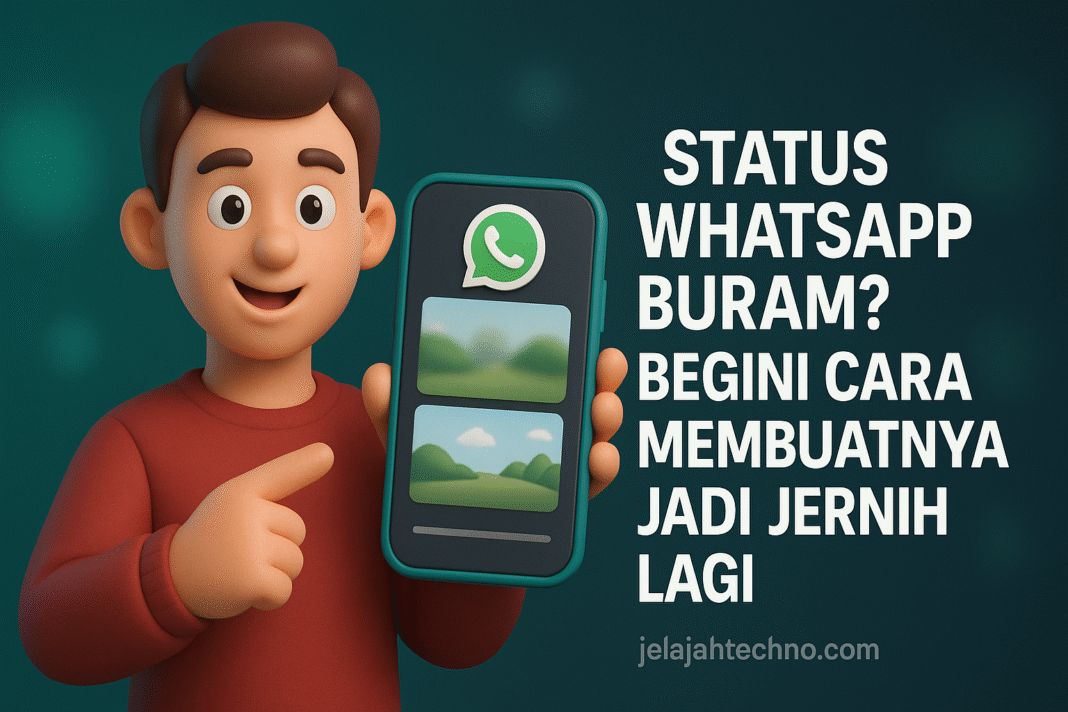 Status WhatsApp Buram? Begini Cara Membuatnya Jadi Jernih Lagi