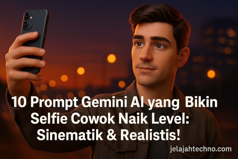 Ubah selfie jadi foto bergaya majalah dengan 10 prompt Gemini AI terbaru. Hasilnya sinematik, tajam, dan cocok buat konten Instagram 2025.