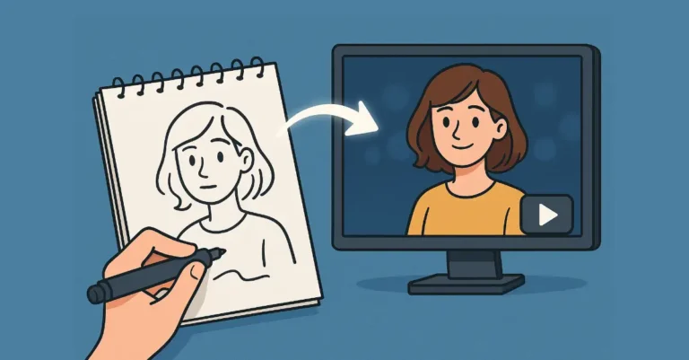 Pelajari cara mengubah sketsa 2D menjadi video bergerak menggunakan Higgsfield AI. Panduan lengkap dari upload gambar .